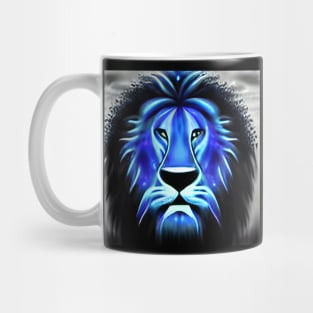 COSMIC BLUE LION Mug